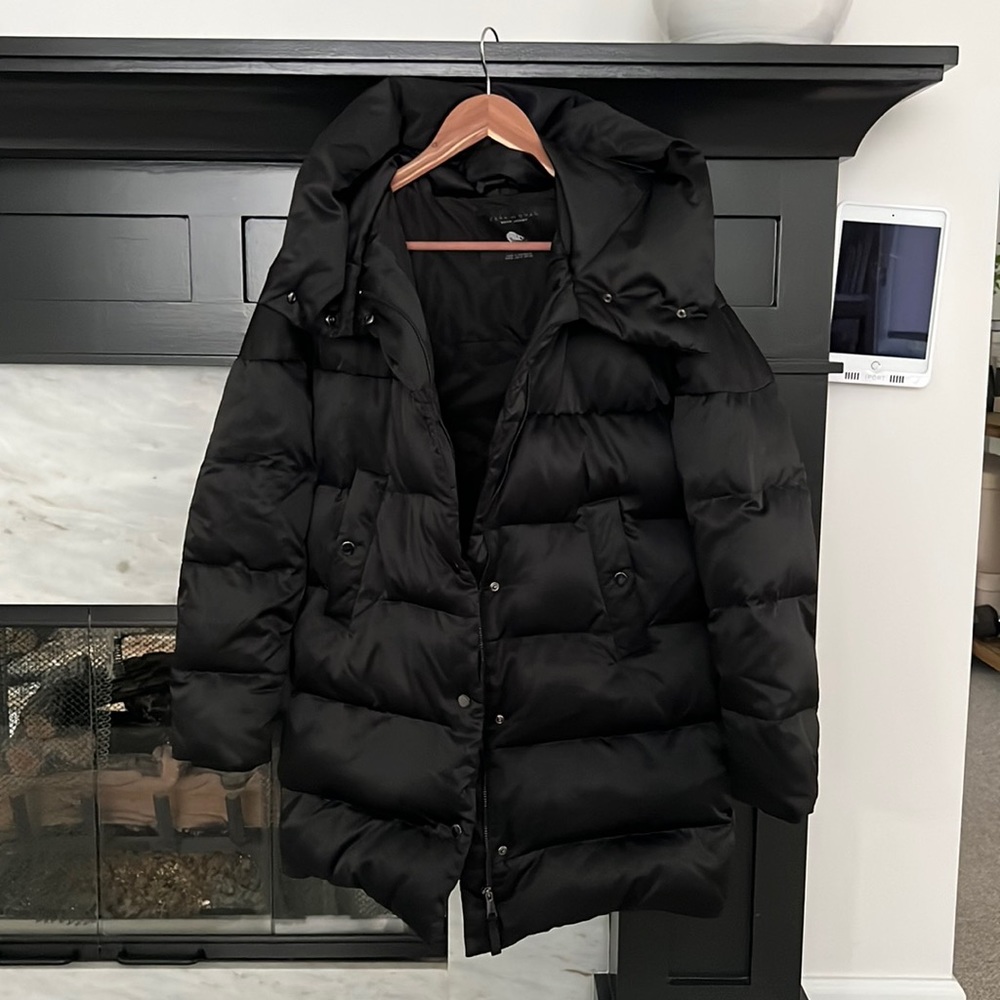 Zara Hooded Down Oversized Puffer Coat